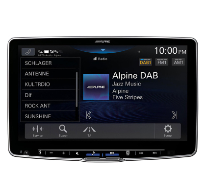 Stacja multimedialna Alpine LX-F115D 11" 1-DIN CarPlay + Android Auto